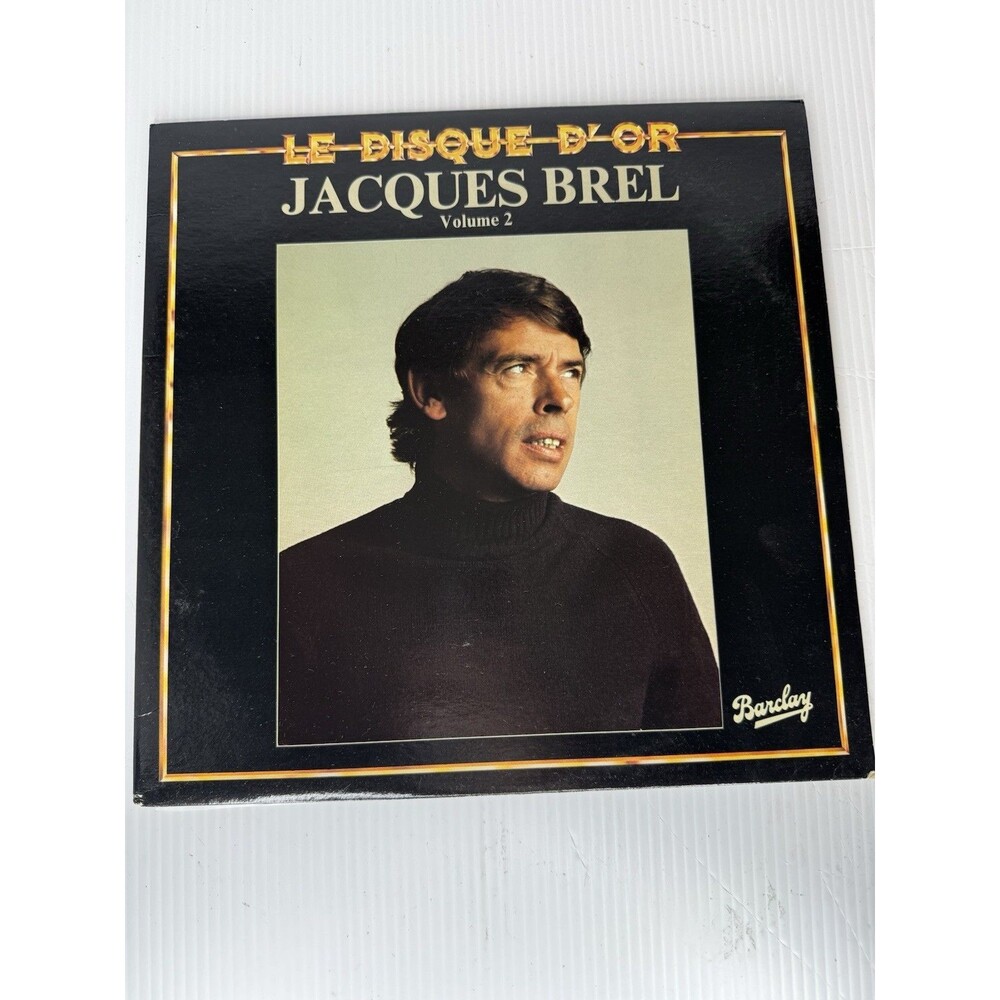 JACQUES BREL LE DISQUE D'OR VOL.2 12" Lp Vinyl~Canada Pressing°°BARCLAY 55509